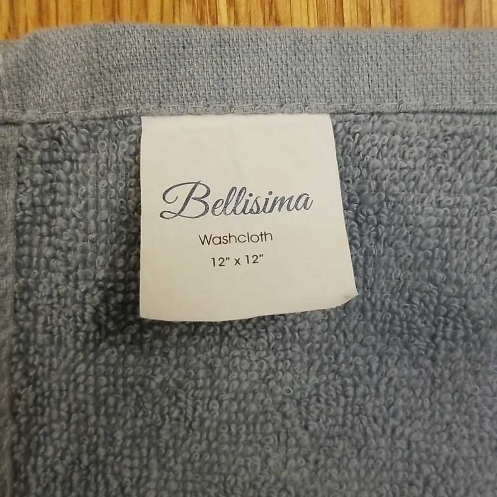 Bellisima blue wash cloth